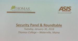 First annual ASIS International Security Industry Panel & Roundtable