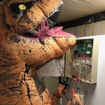Surveillance captures Safe-T-Rex hard at work